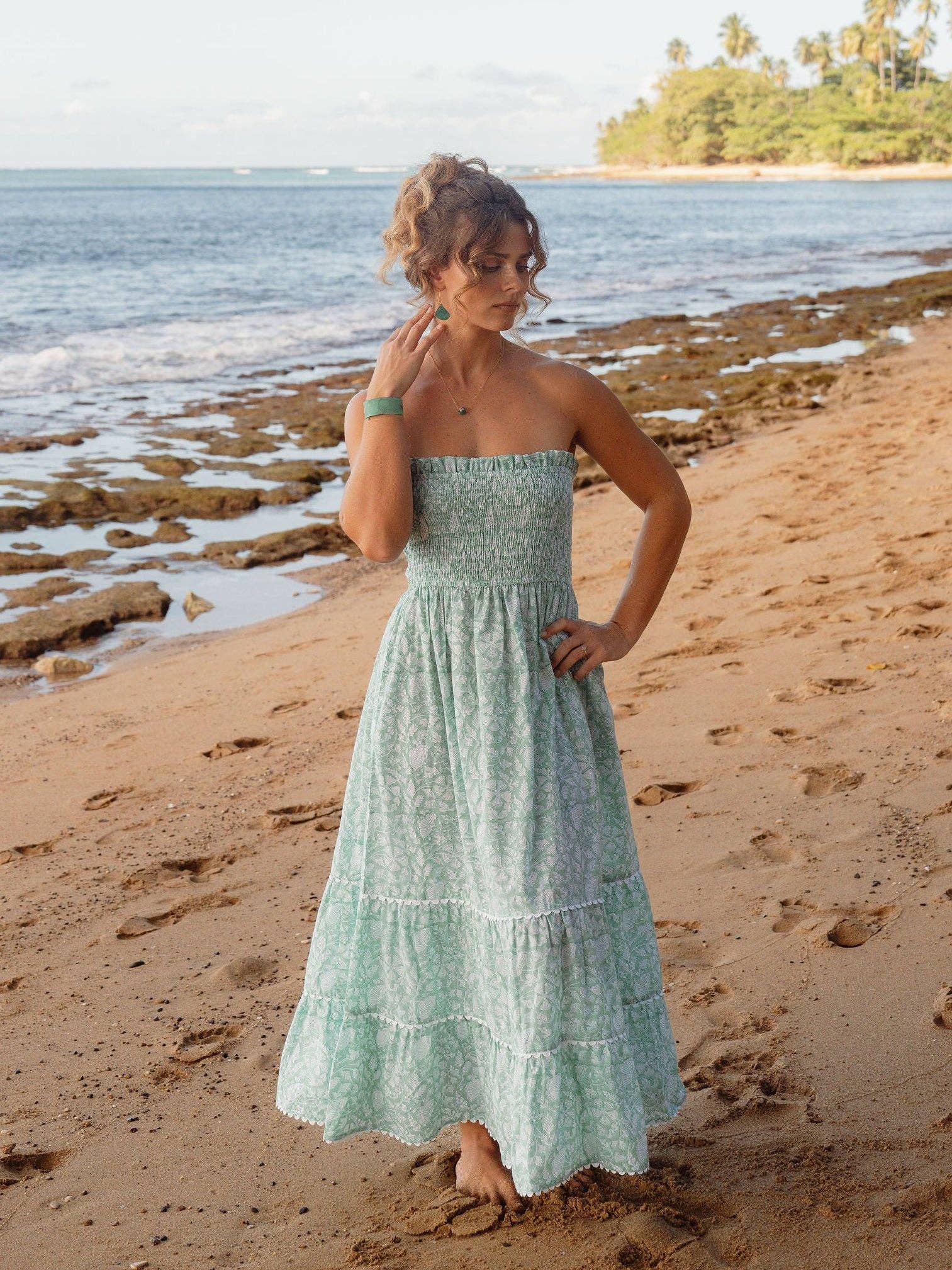 meadow maxi dress Mallory A-Line Puff Sleeves Satin Color:Antique Bronze Eclipse42026 This refined piece features