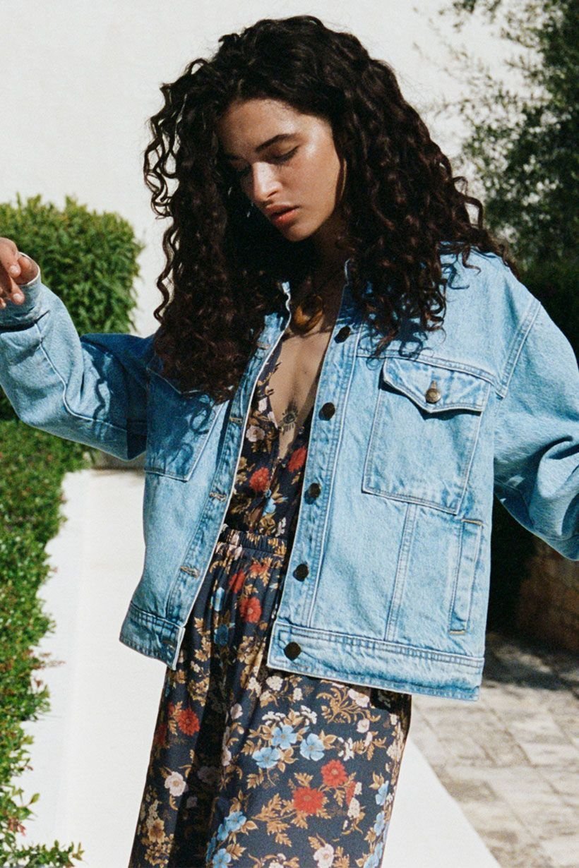 spell eve denim dress The Evie Denim Romper is the perfect fall coffee date outfit