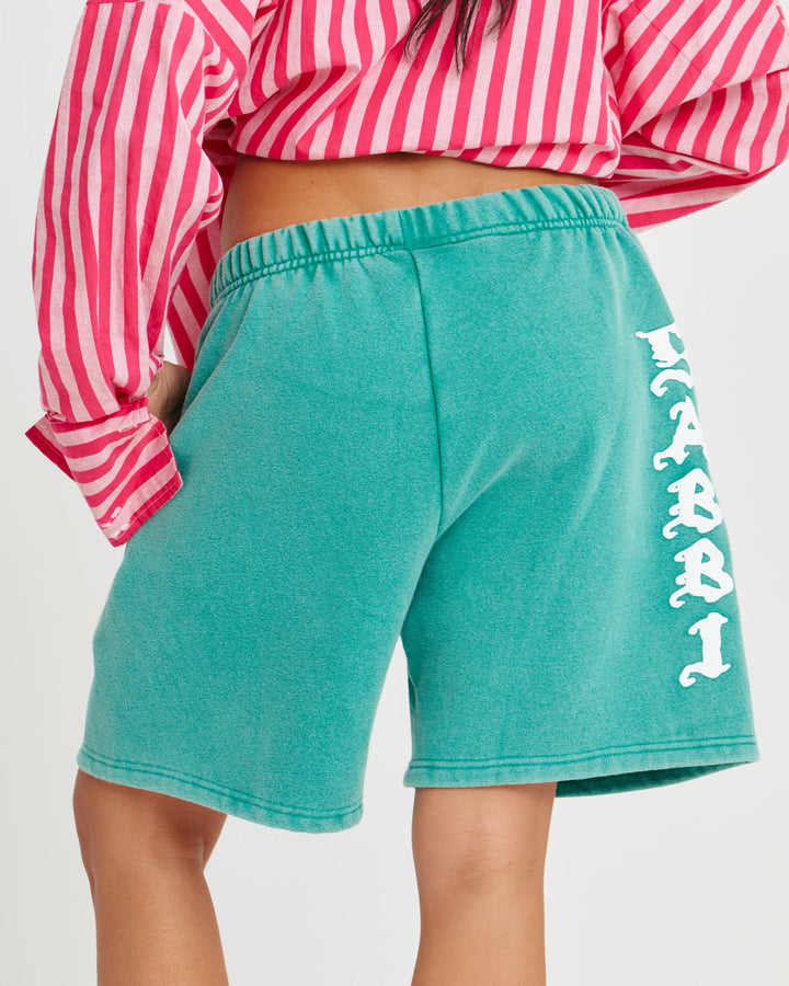Sabbi The Happy Hibiscus Shorts - Green