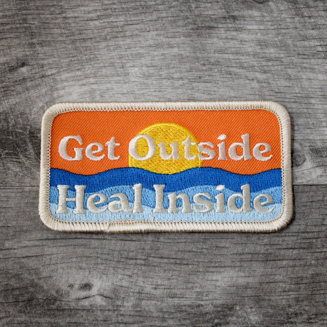 Get Outside Heal Inside Embroidered Patch