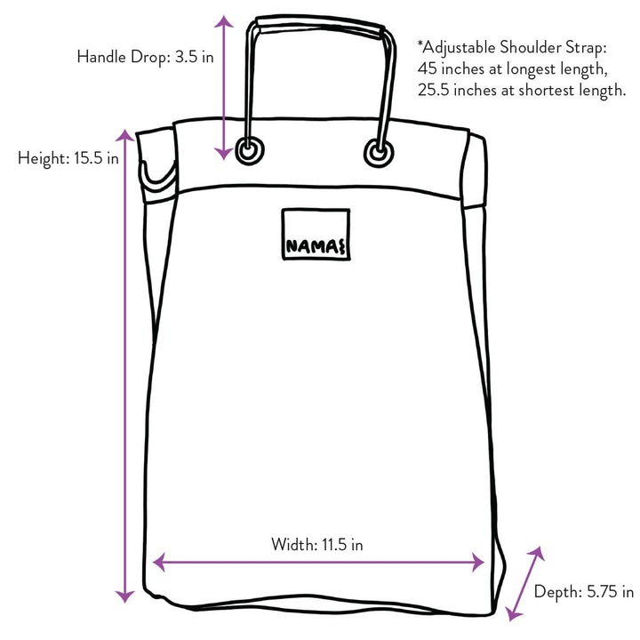 The Goa Market Recycled Nylon Tote Bag - Candy Stripe