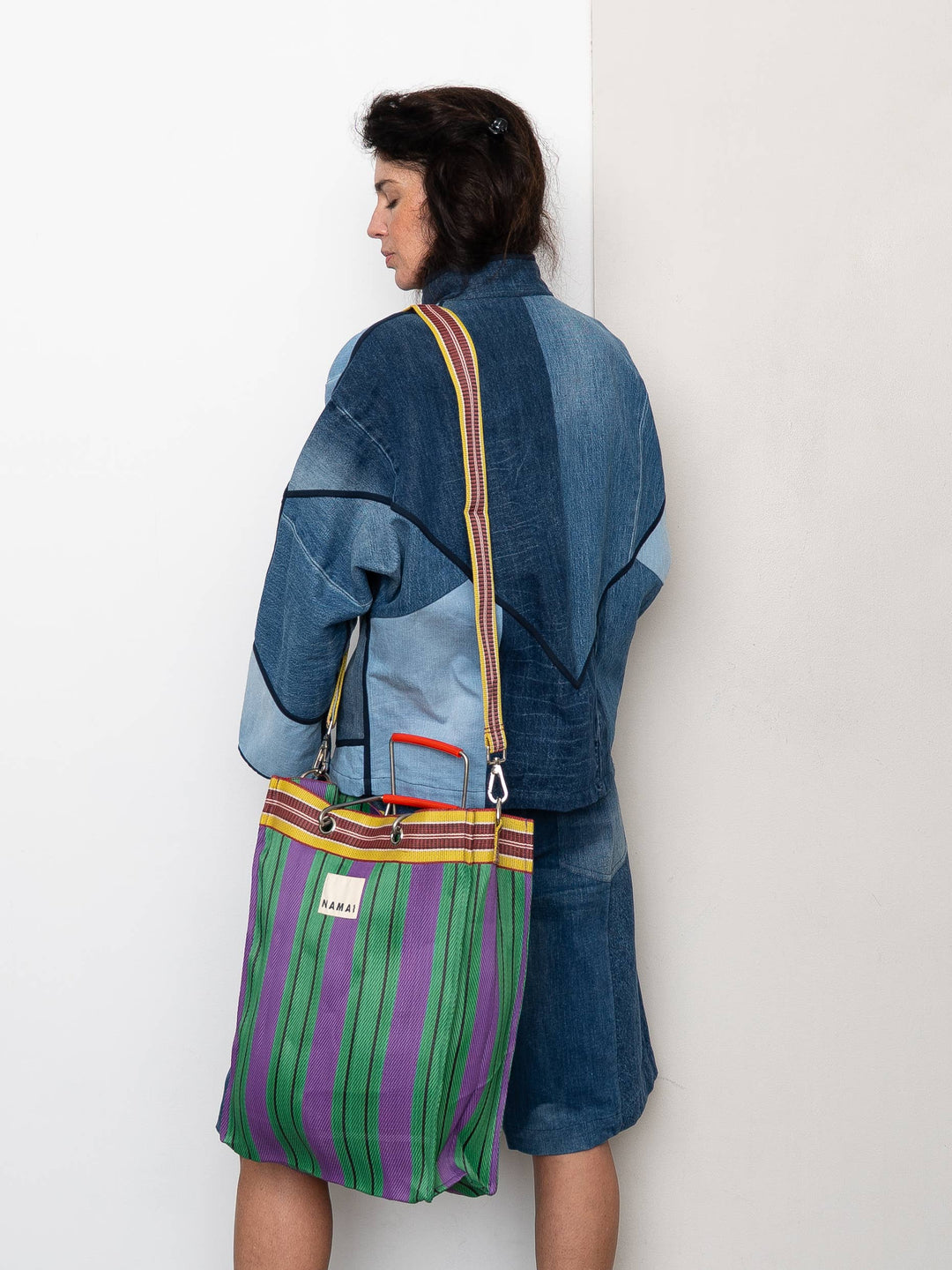 The Goa Market Recycled Nylon Tote Bag - Grape Verde