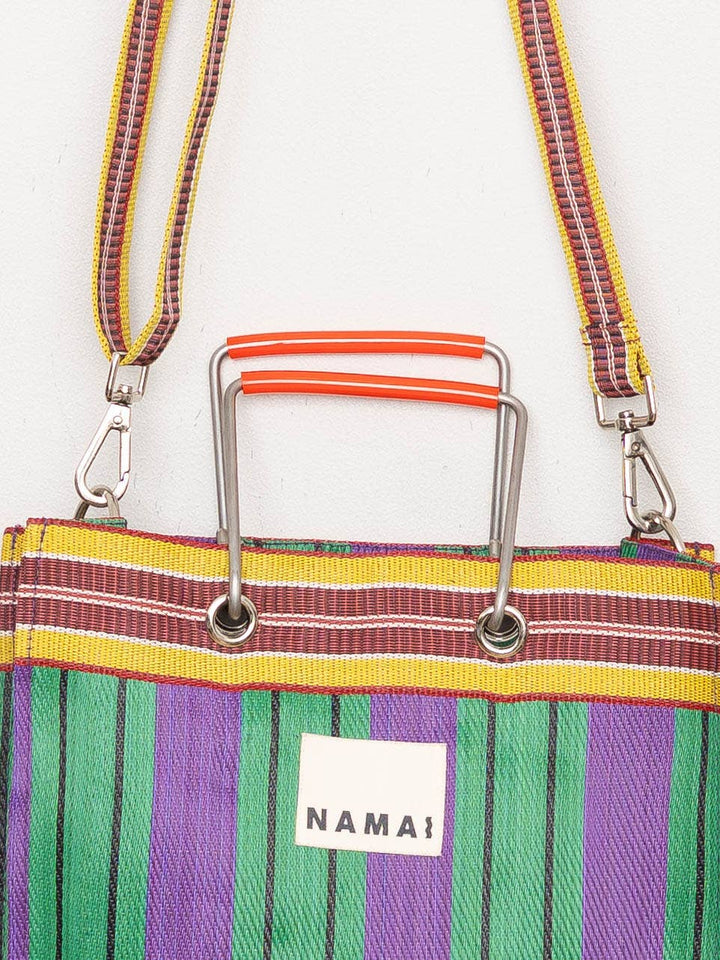 The Goa Market Recycled Nylon Tote Bag - Grape Verde