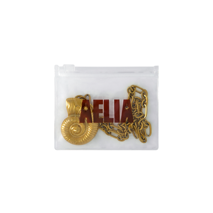 Golden Ammonite Necklace