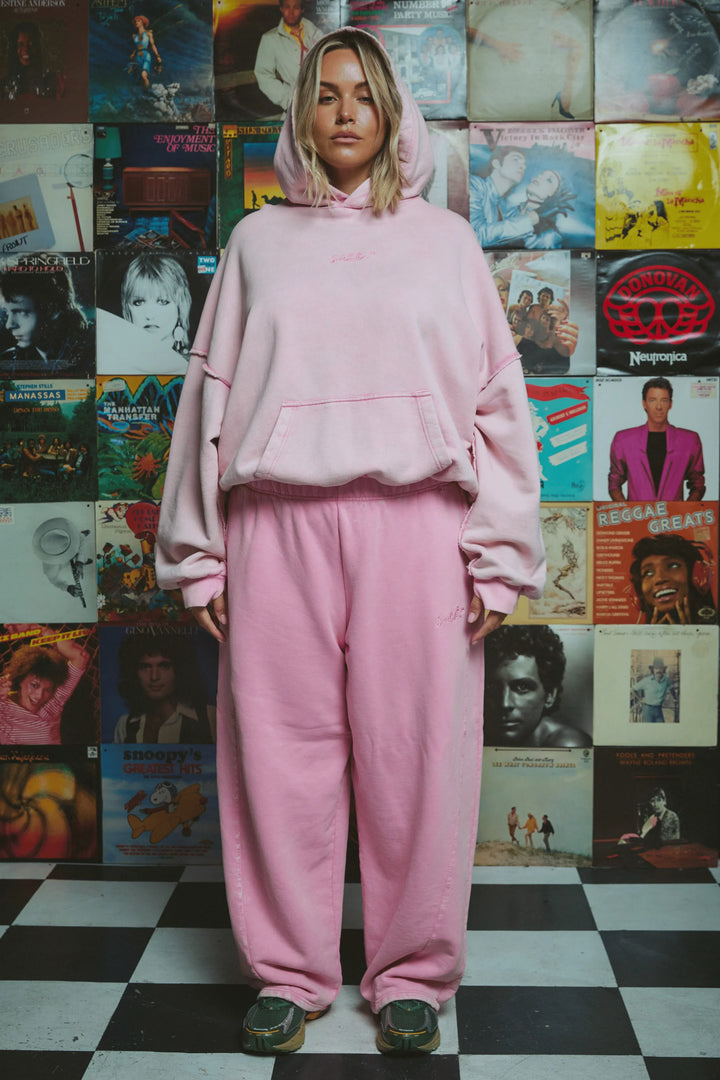 Sabbi The Barrel Trackie Pink