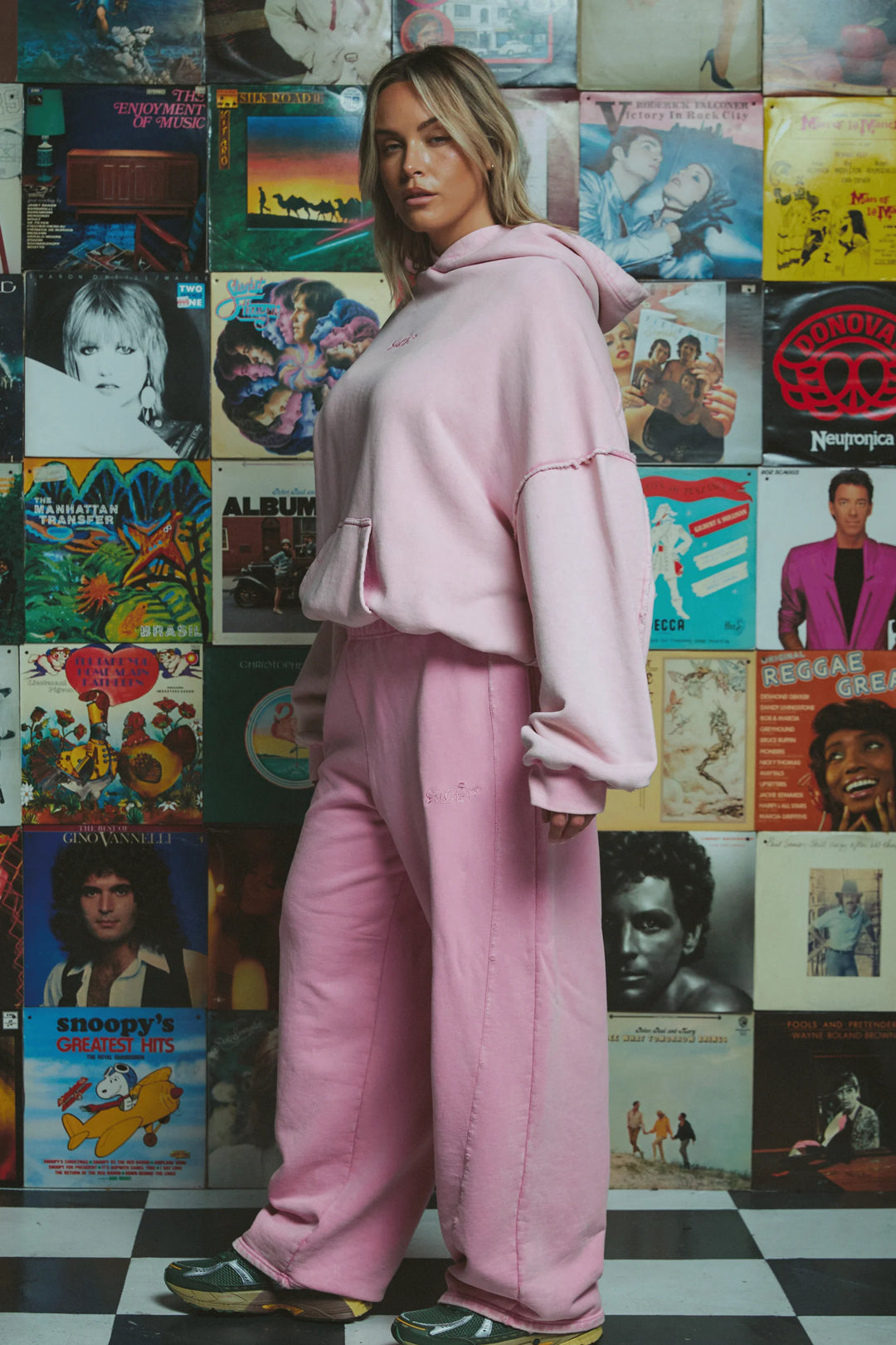 Sabbi The Barrel Trackie Pink