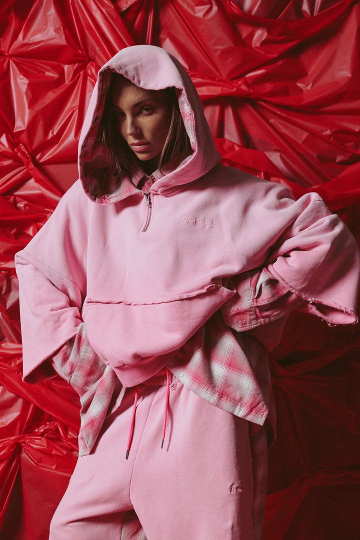Sabbi Be a Kind Human Hoodie - Pink