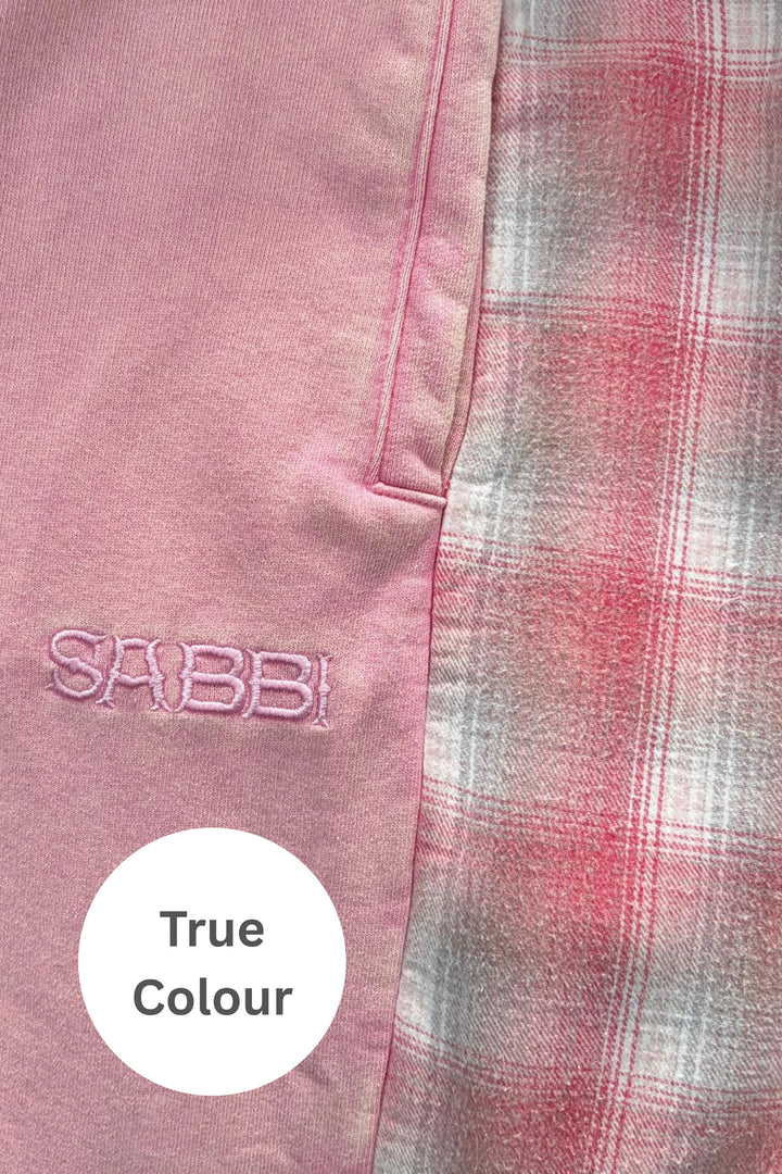 Sabbi Check Mate Shorts - Pink