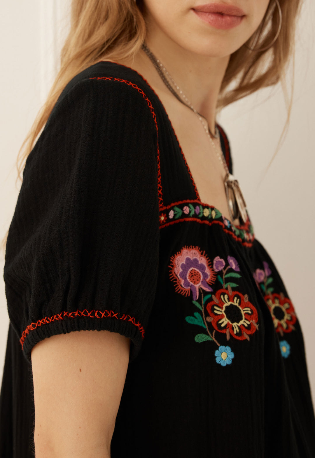 Spell Feliz Mini Dress- Woodland Black