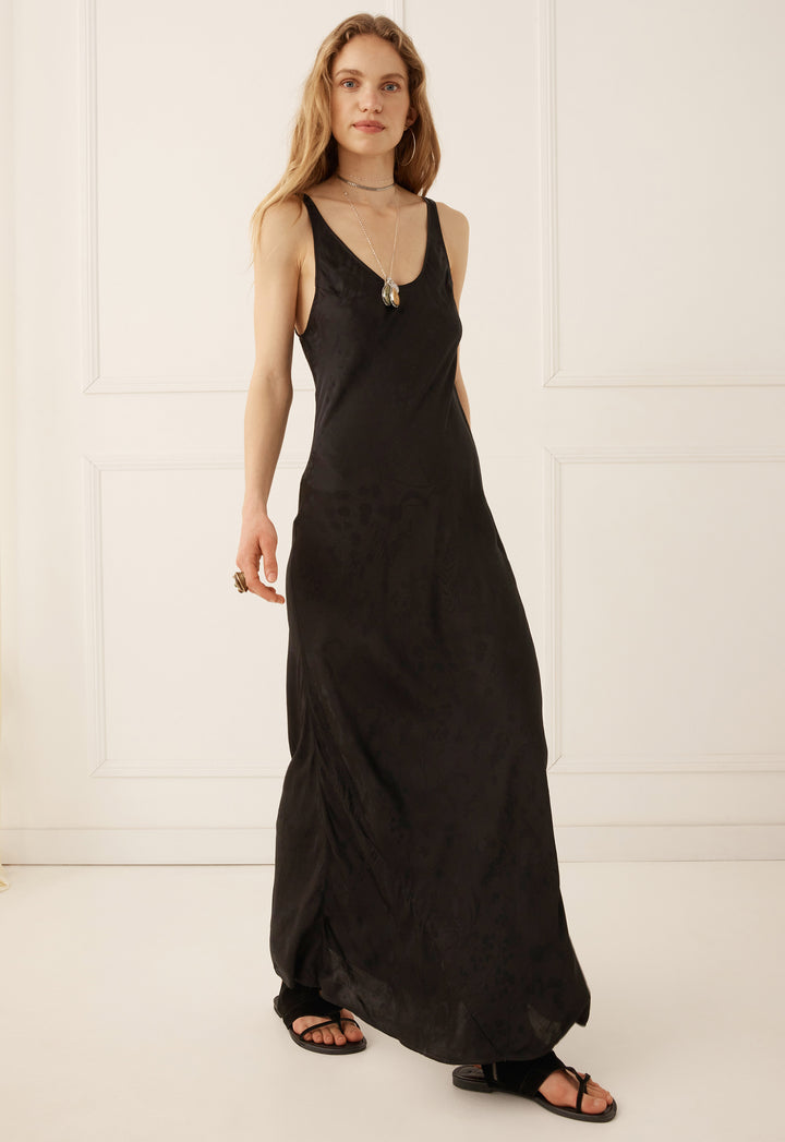 Spell Icon Bias Dress- Midnight