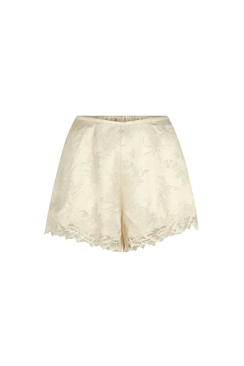 Spell Dubois Lace Short- Pearl