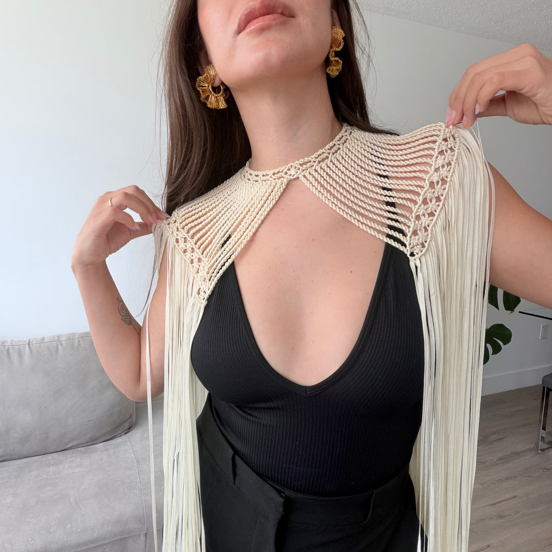 Munai Leia Macrame Top