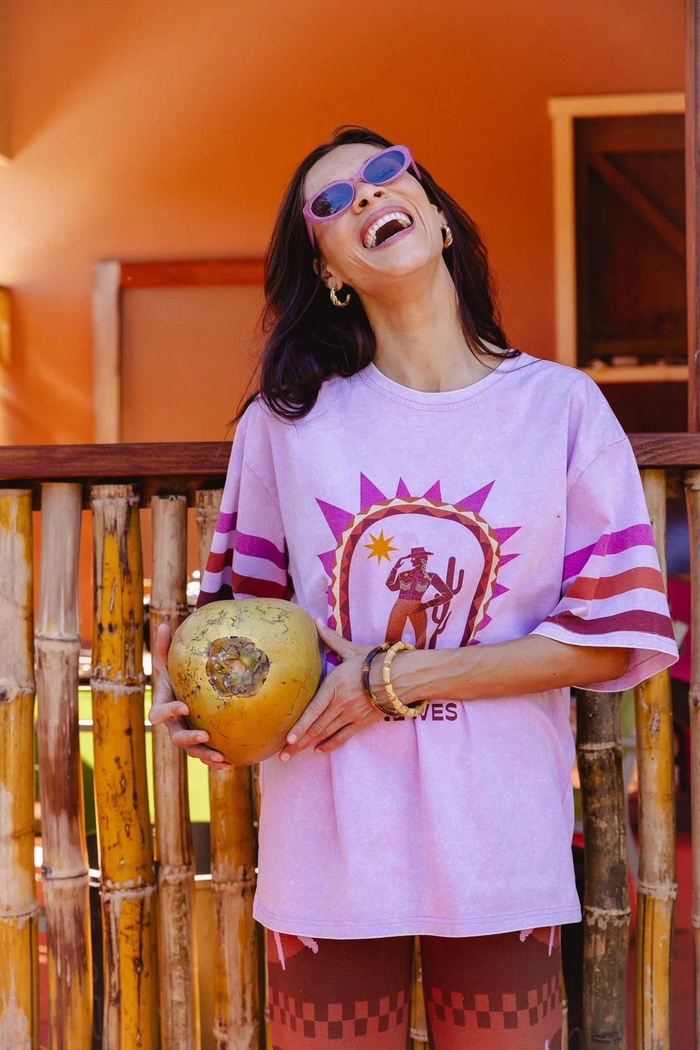 Nine Lives Bazaar Dreamstate Tee- Orchid