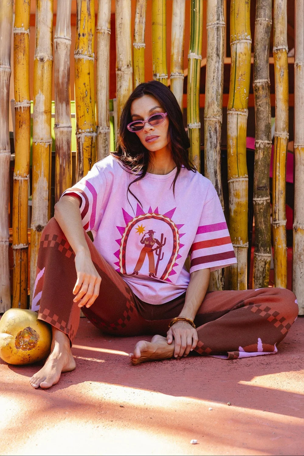 Nine Lives Bazaar Dreamstate Tee- Orchid