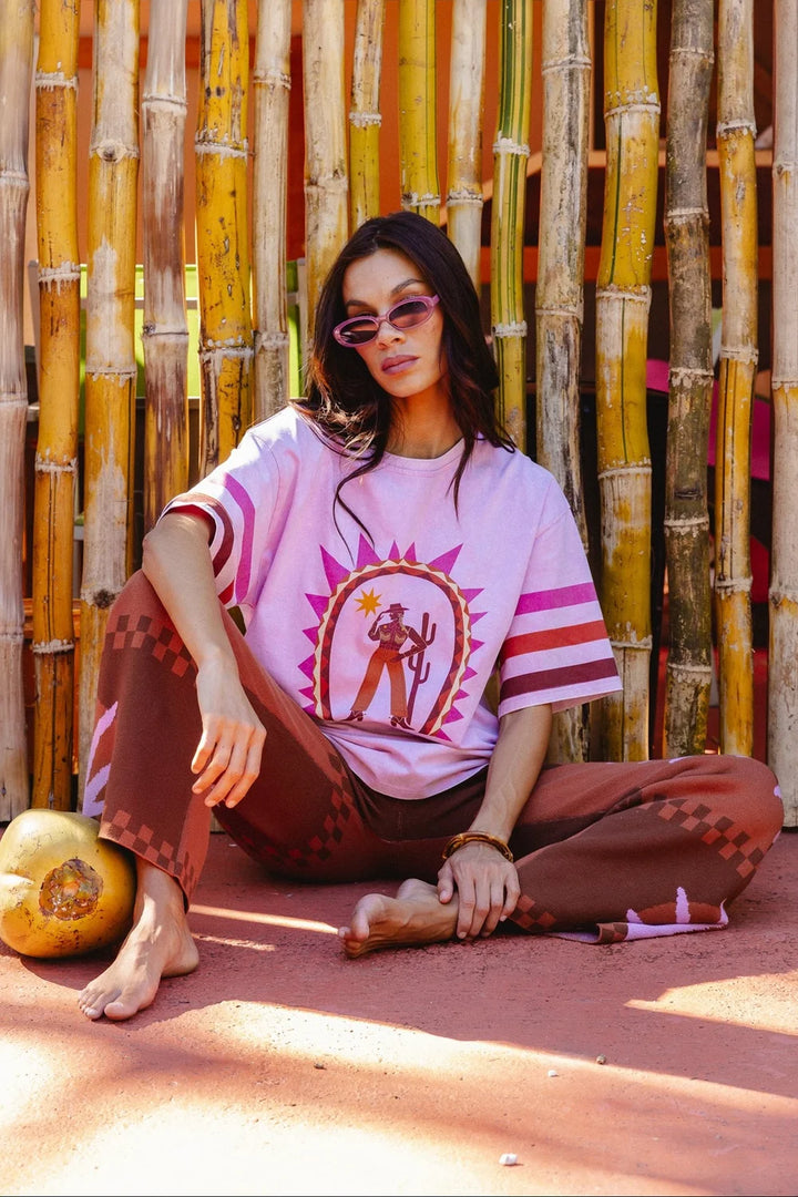 Nine Lives Bazaar Dreamstate Tee- Orchid