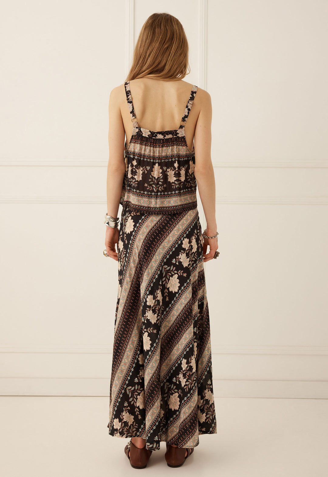 Spell Petalwood Maxi Skirt- Nightfall