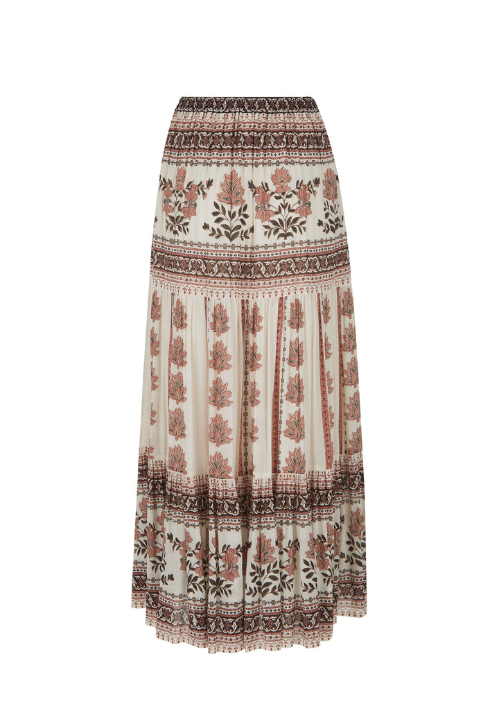 Spell Petalwood Midi Skirt- Dusty Rose