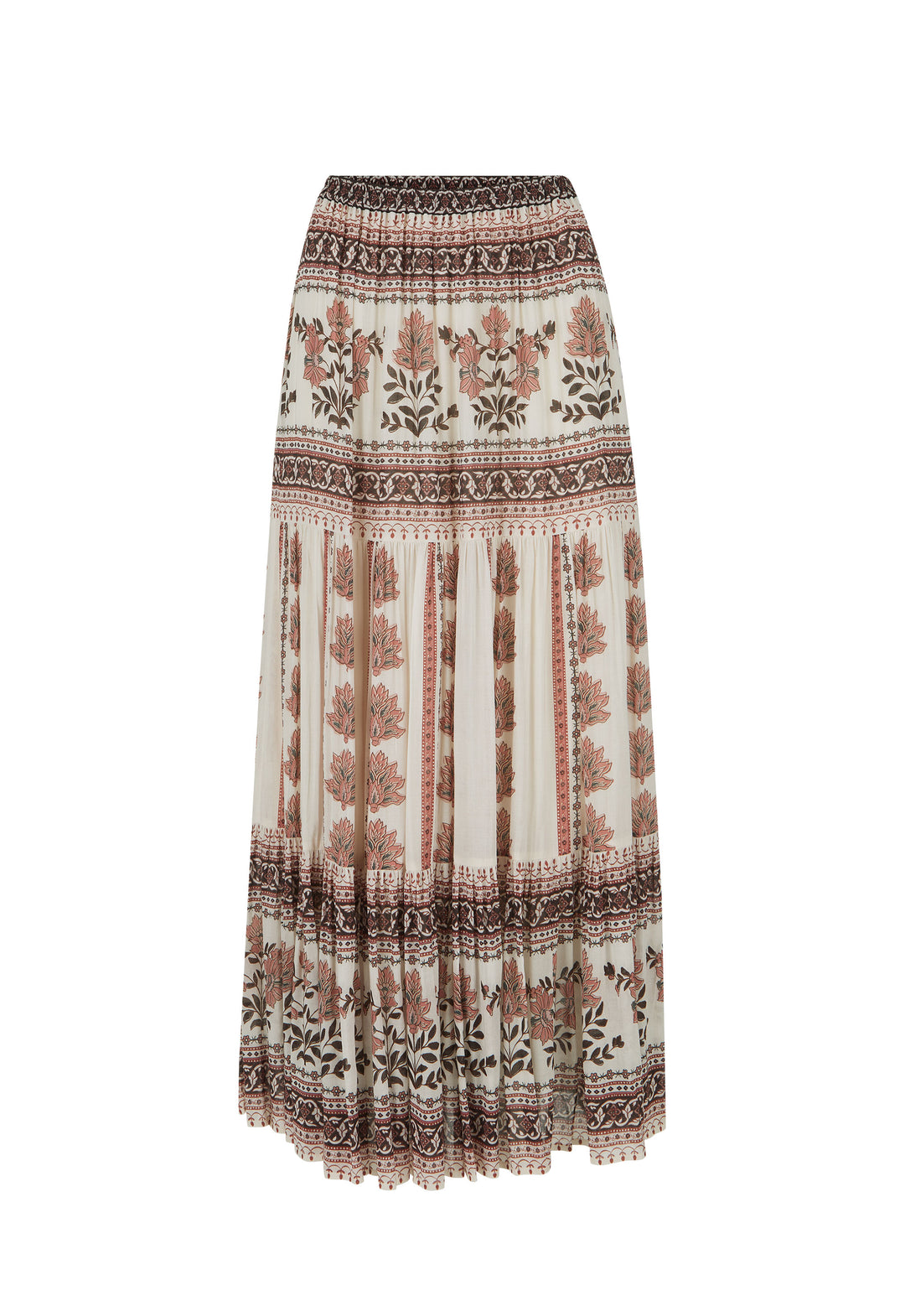Spell Petalwood Midi Skirt- Dusty Rose