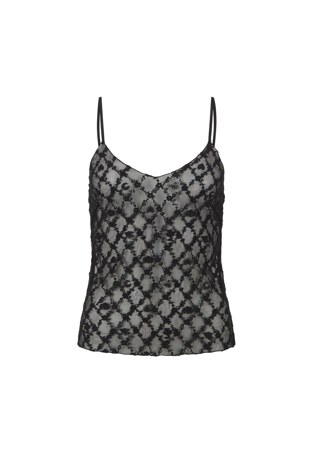 Spell Serpent Lace Cami- Noir