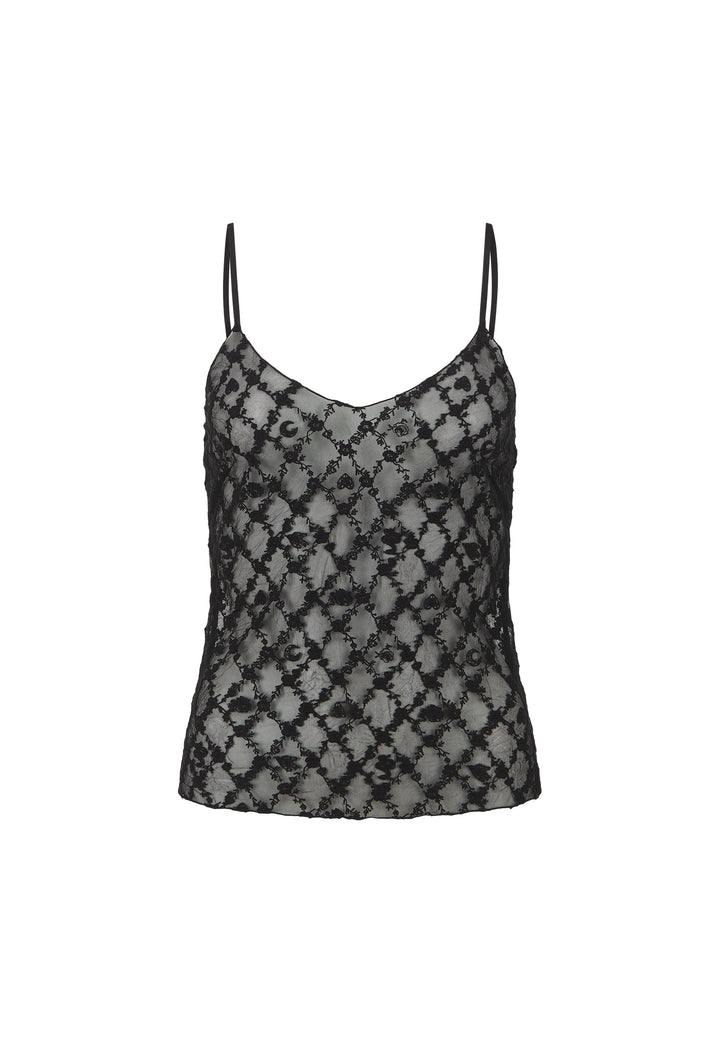 Spell Serpent Lace Cami- Noir