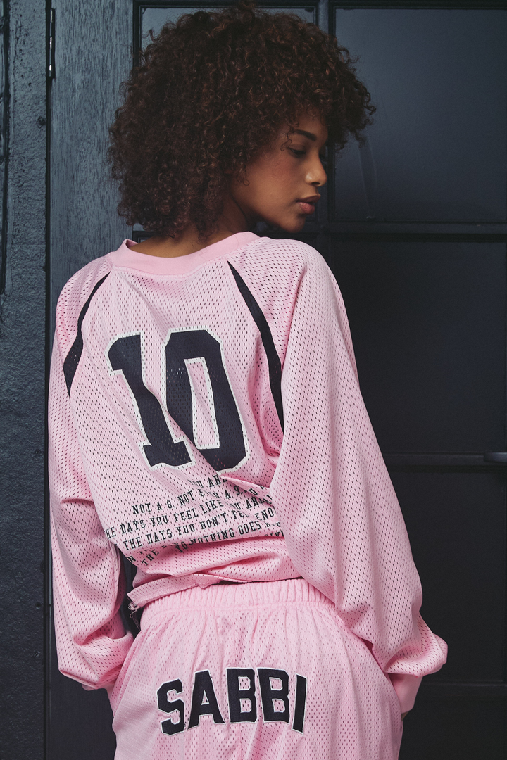 The 10 Mesh Top - Pink