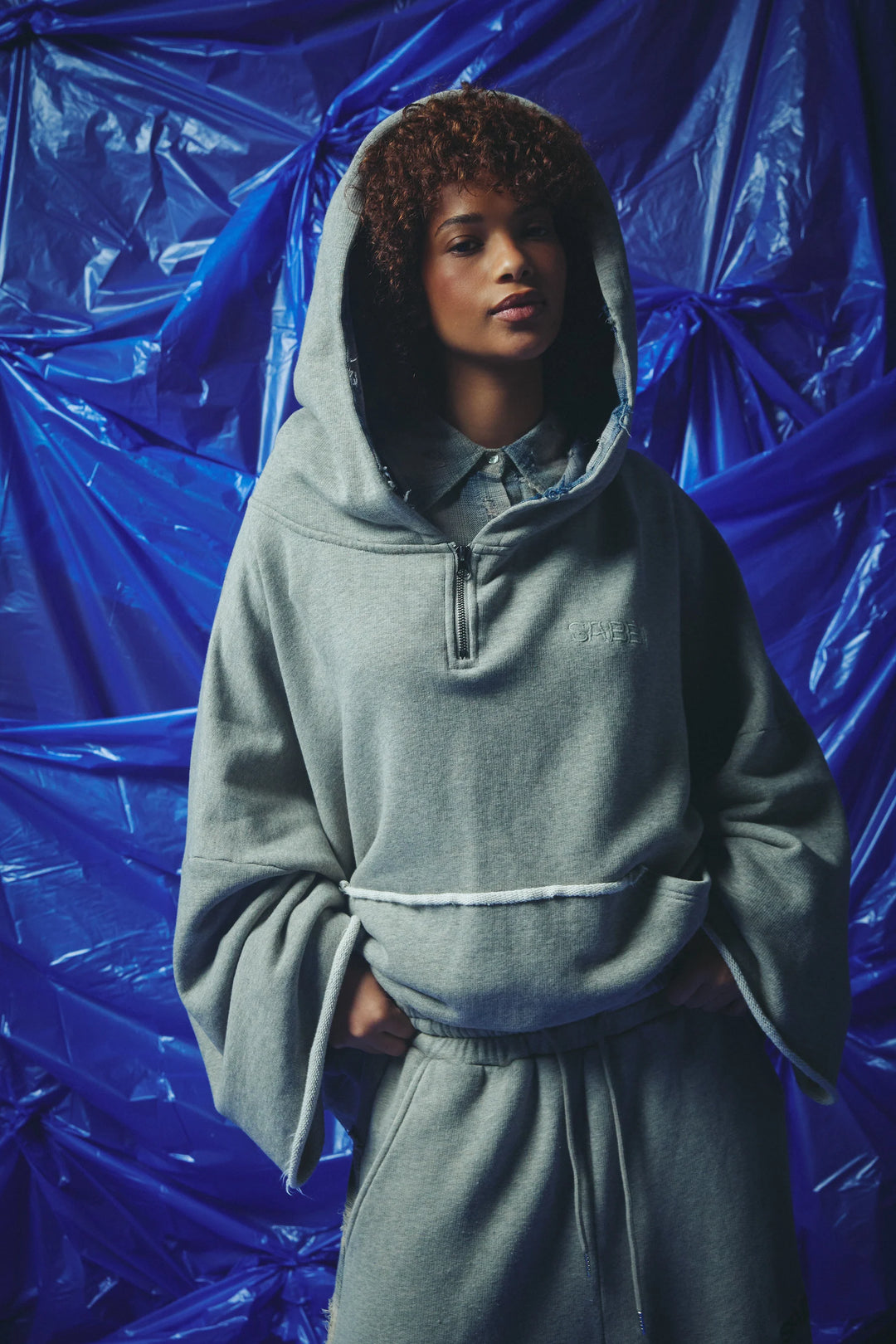 Sabbi Be a Kind Human Hoodie - Blue
