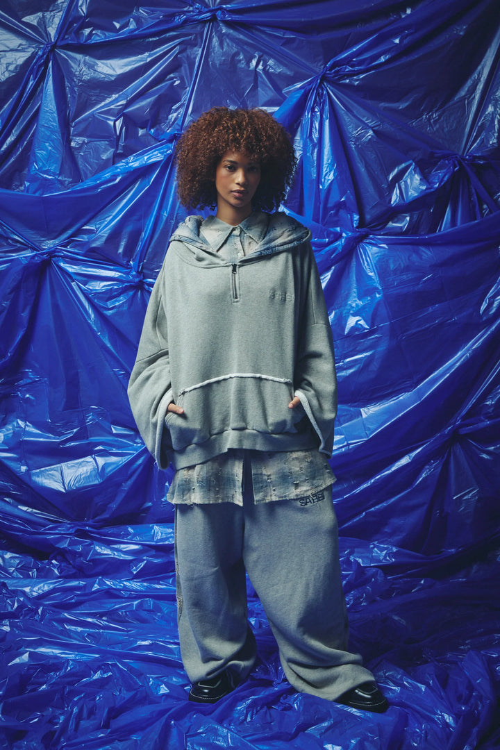 Sabbi Be a Kind Human Hoodie - Blue