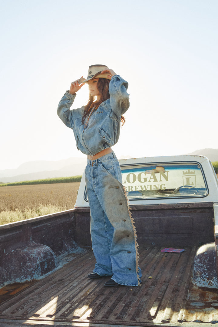 The Dirty Deeds Denim Chaps