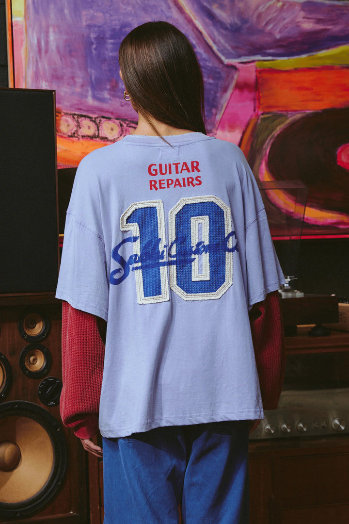 Sabbi Long Sleeve Custom Tee - Lilac