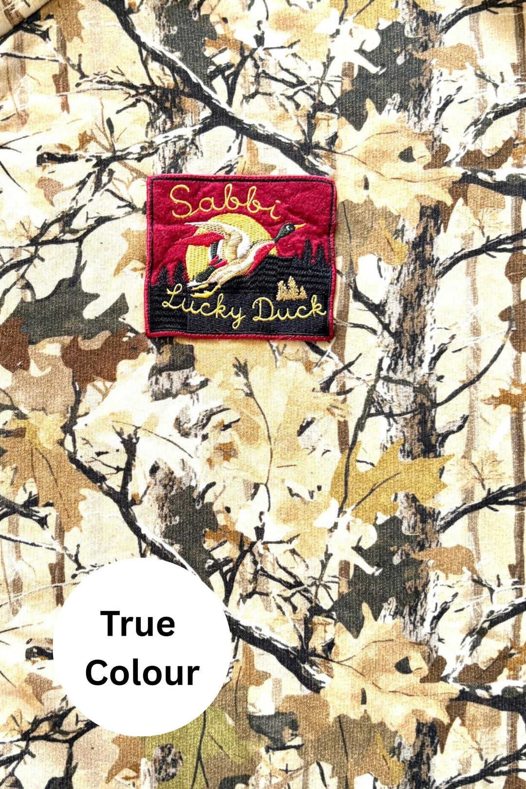 Sabbi The Lucky Duck Camo Zip Hoodie - Tree Camo