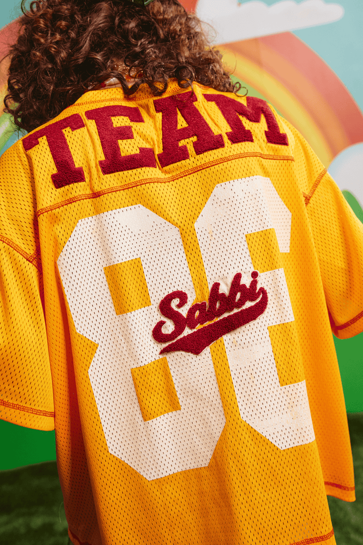 Close-up of the Shine Bright tee&