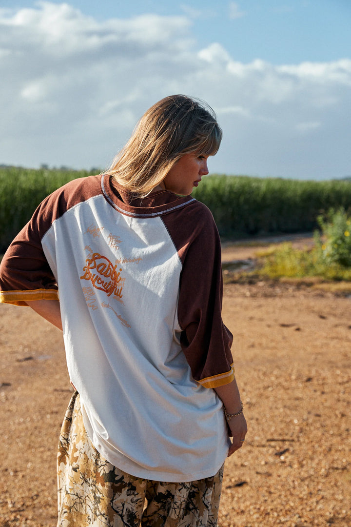 Sabbi The Very Oversized Lucky Duck Raglan Tee