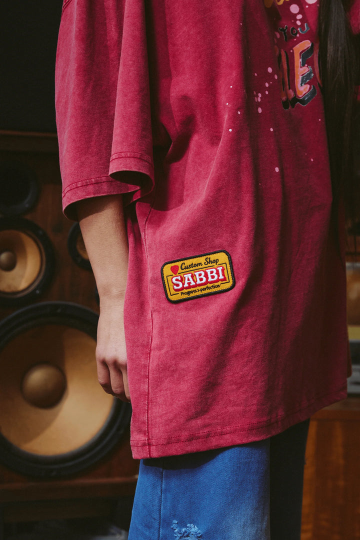 Sabbi Very Oversized You Are Electric Tee