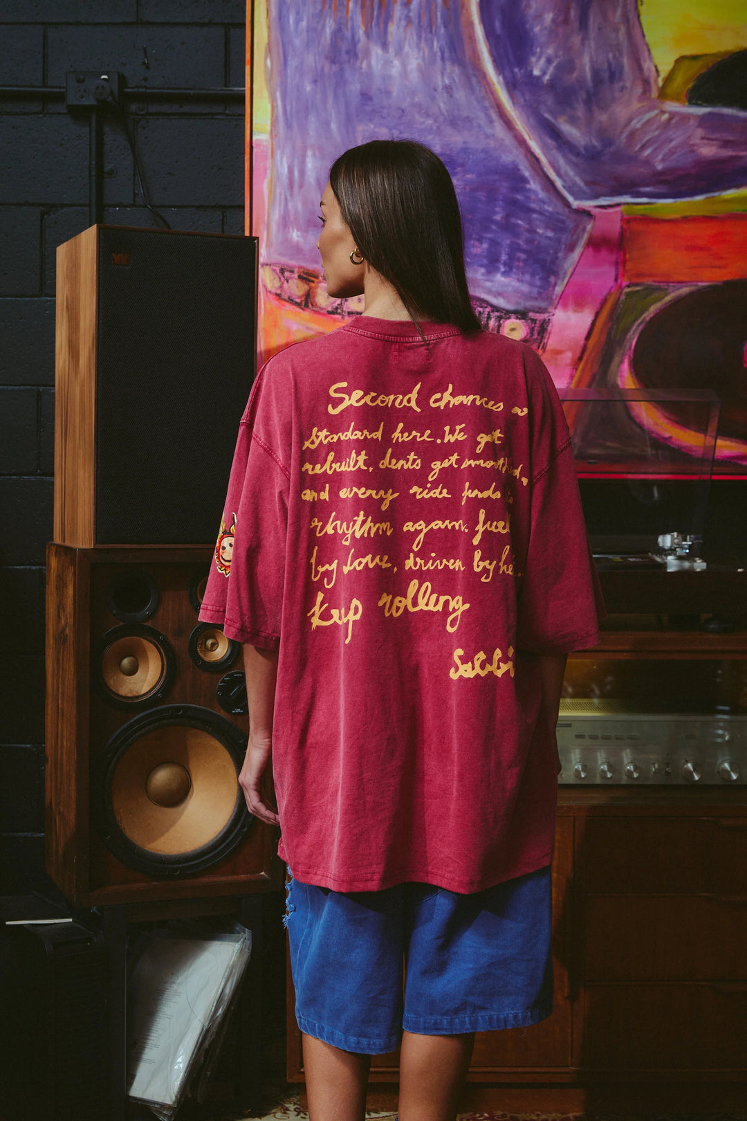 Sabbi Very Oversized You Are Electric Tee