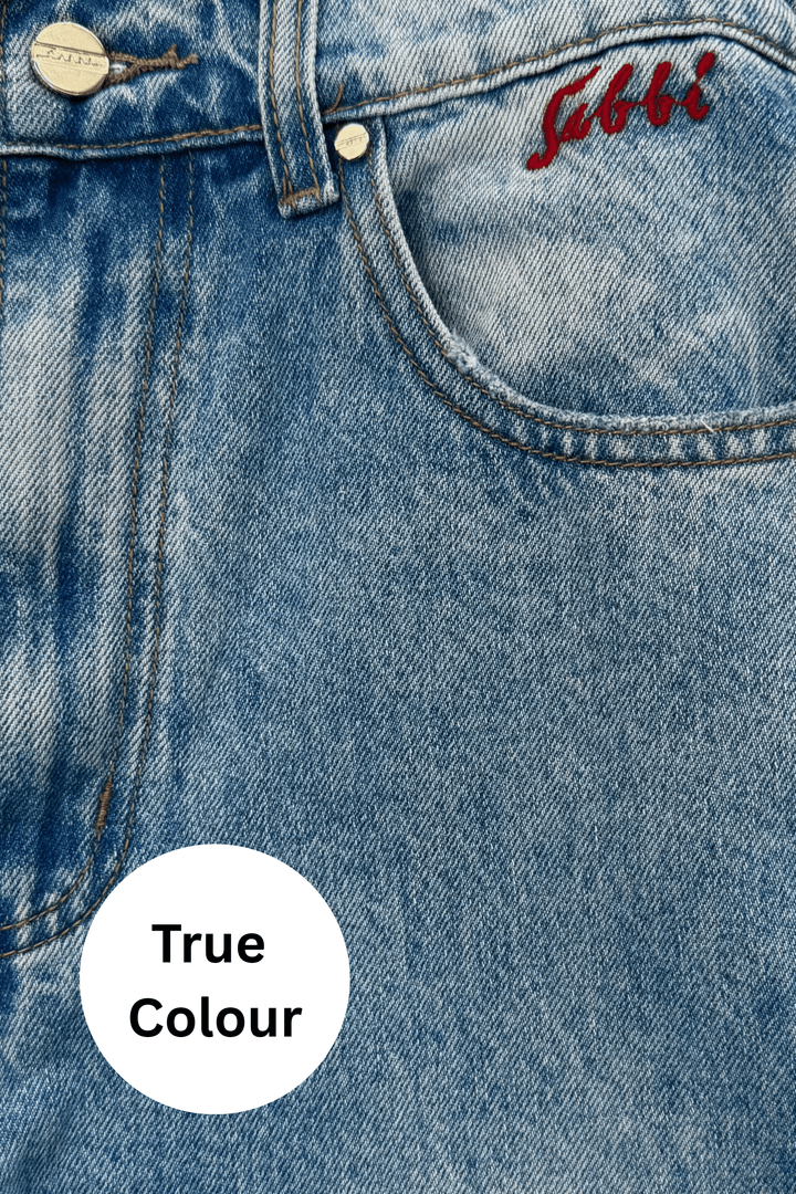 The Wide Leg Denim Jean - Mid Rise