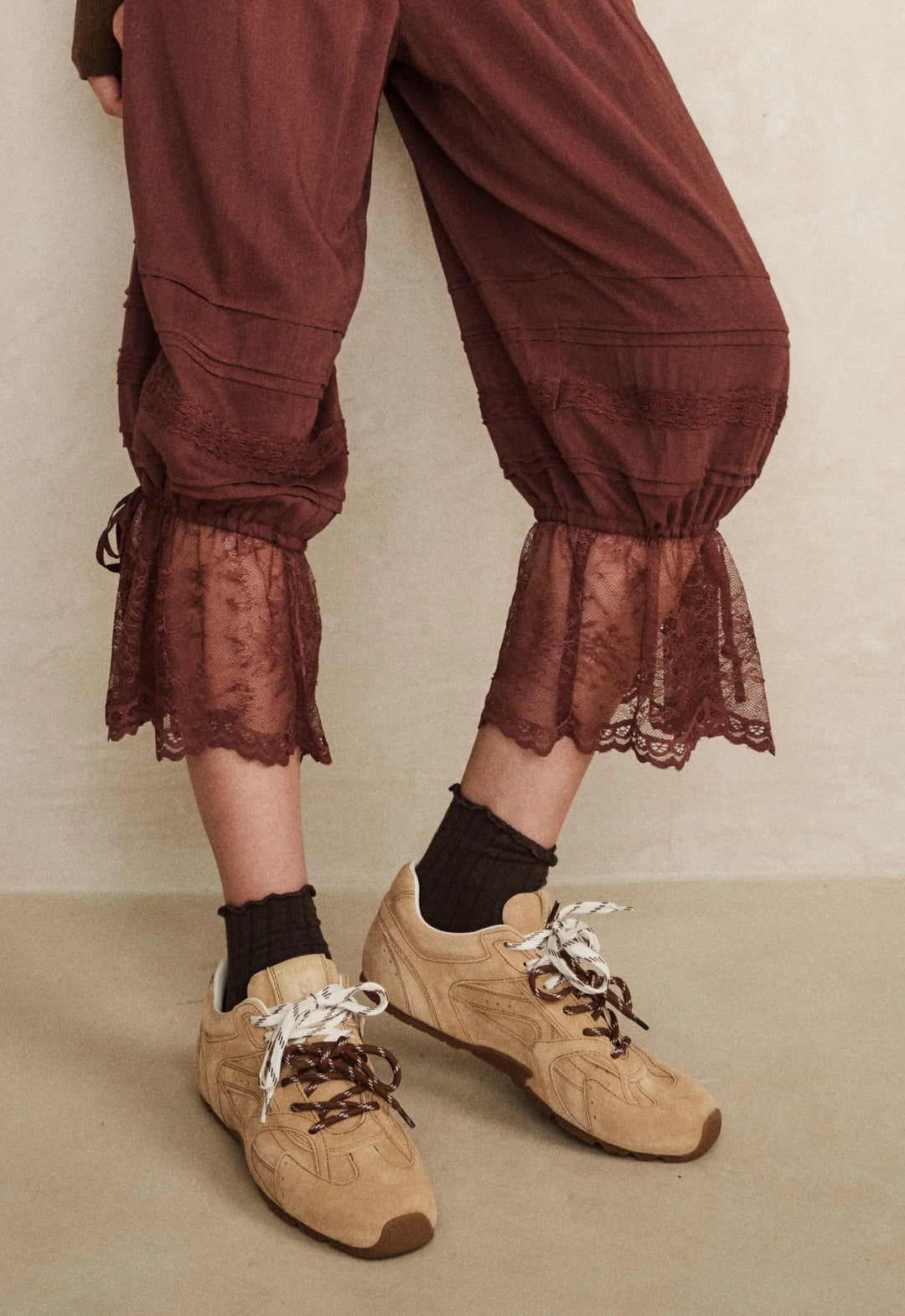 Spell Teodora Lace Pantaloon in Fudge