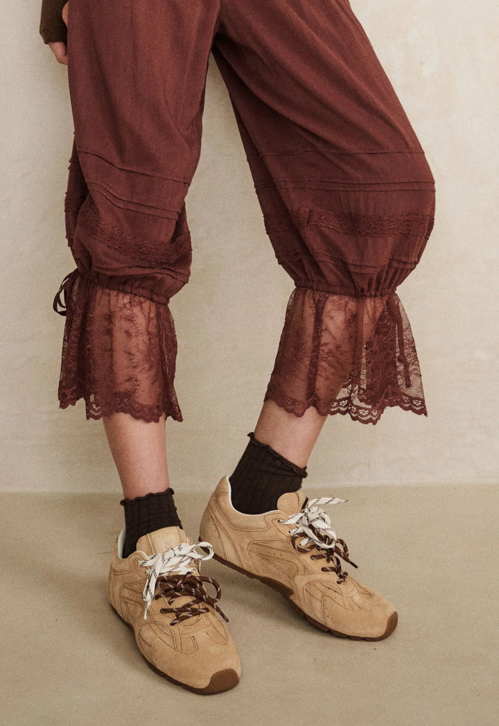 Spell Teodora Lace Pantaloon in Fudge