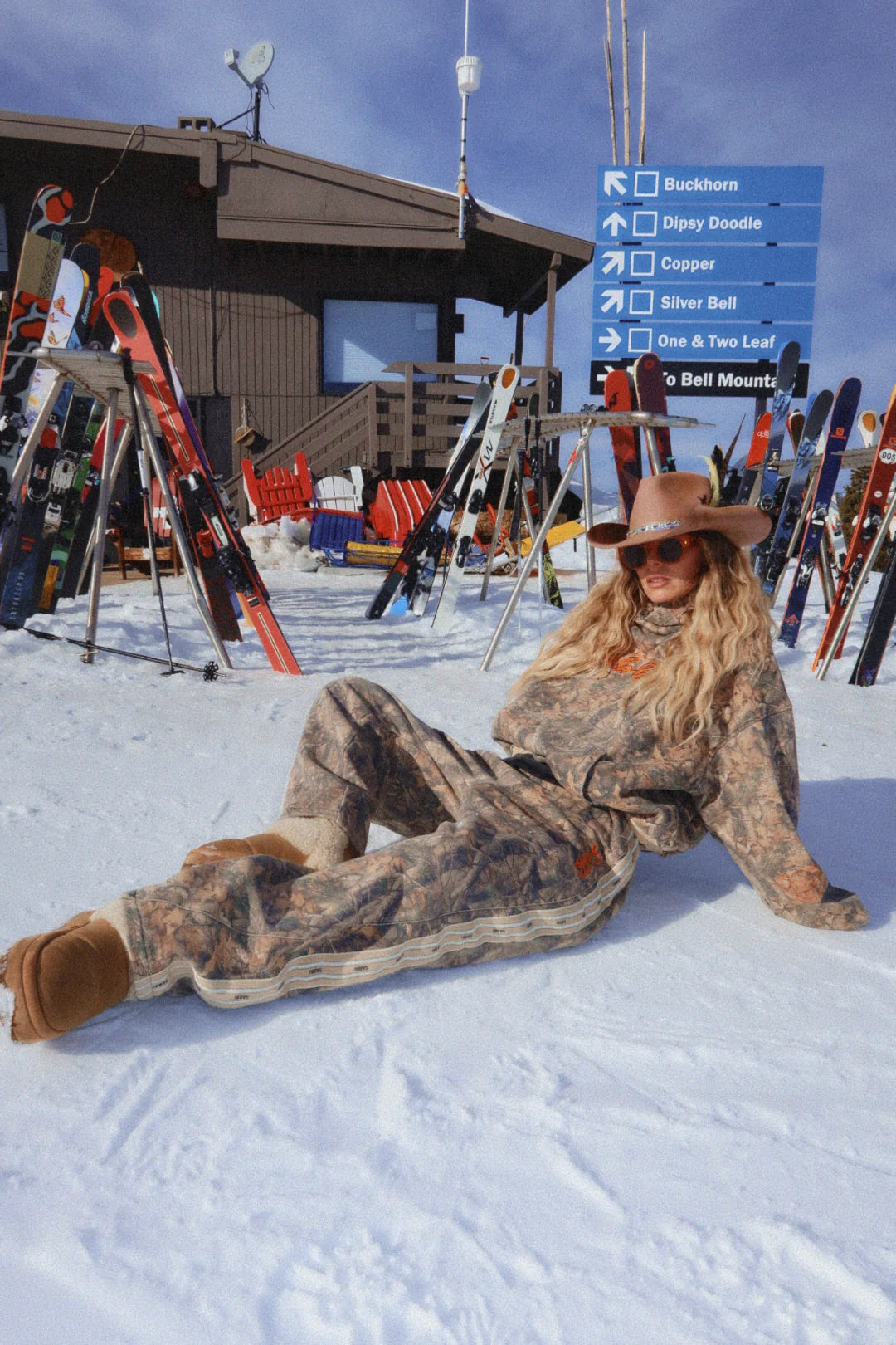 Sabbi Name Yourself Barrel-Leg Trackpants - Tree Camo