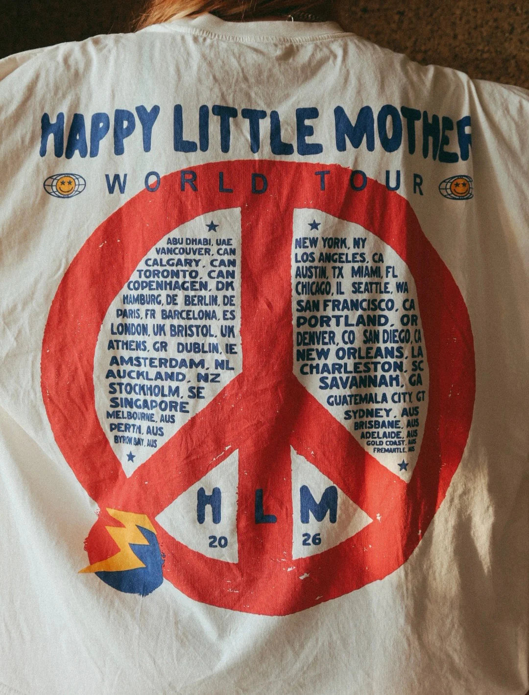 Happy Little Mother World Tour Tee