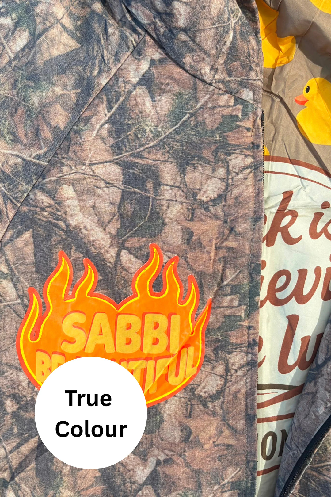 Sabbi Lucky Duck Bomber Jacket - Tree Camo