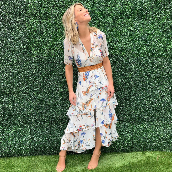 ADA Midi Wrap Belt - Cognac - Meadow Collectiveleather belt