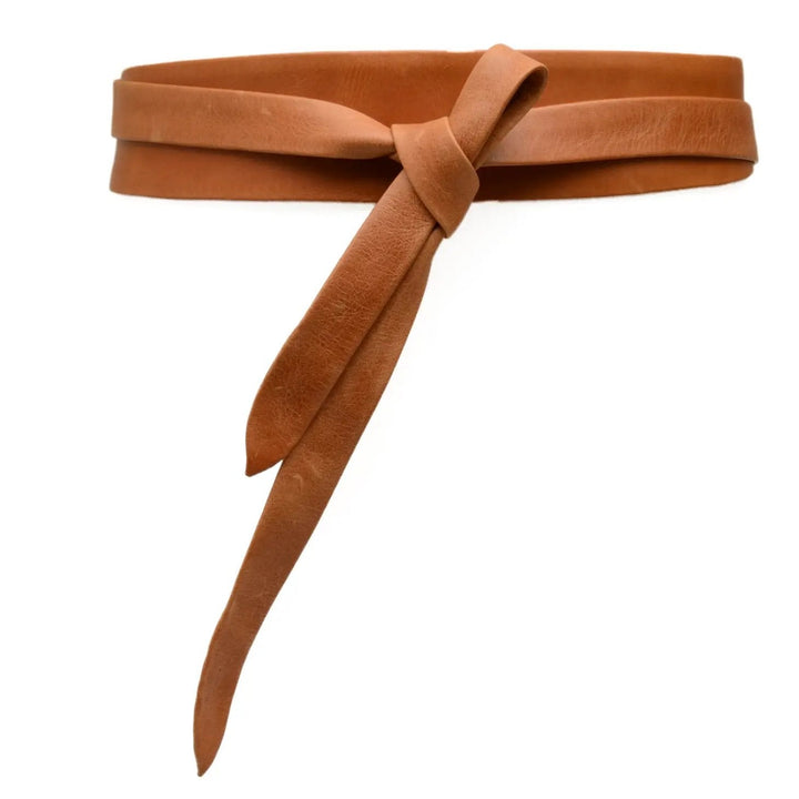 ADA Midi Wrap Belt - Cognac - Meadow Collective