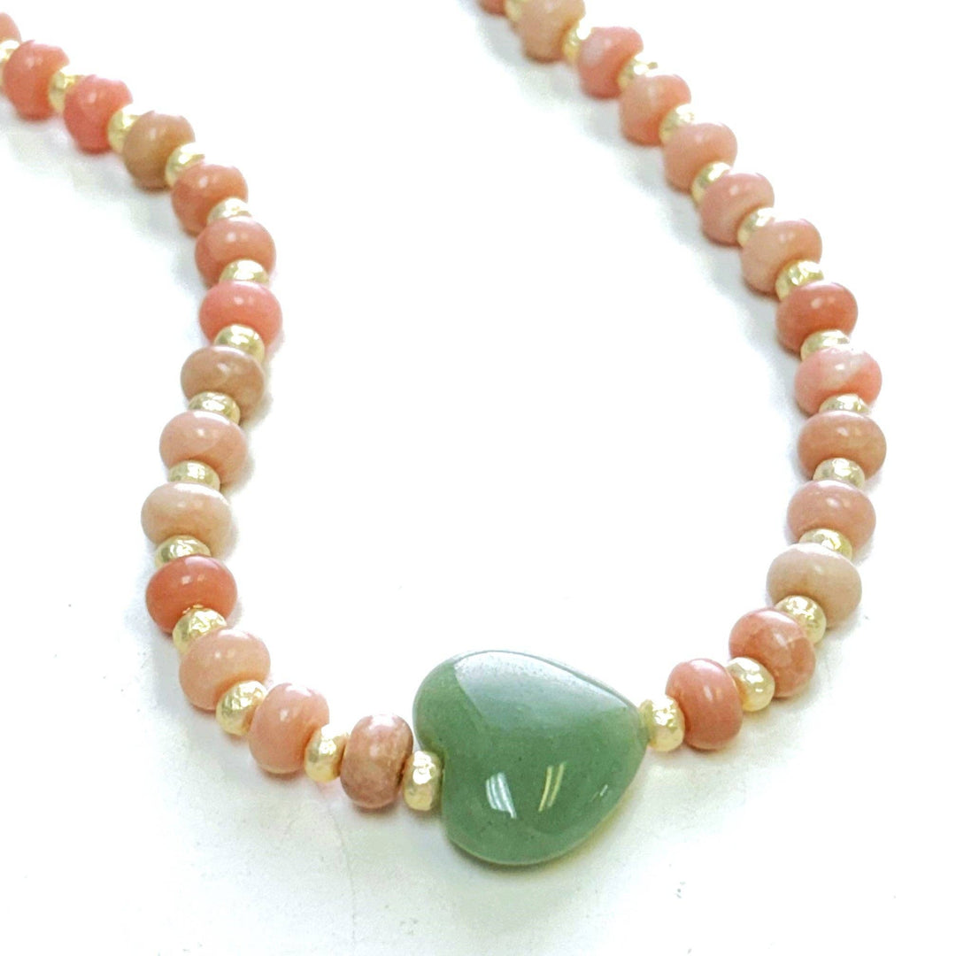 Arden Pink Opal Necklace - Meadow CollectiveNecklace