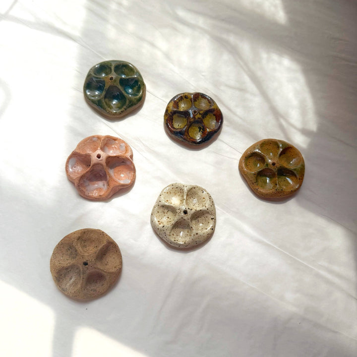 Assorted Floral Incense Holder - Meadow Collectiveincense holders