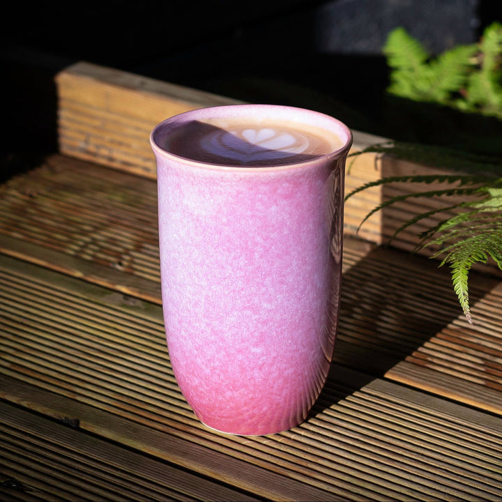 Astral Bloom Ceramic Travel Mug – 12oz Reusable Cup - Meadow Collectivetravel mug