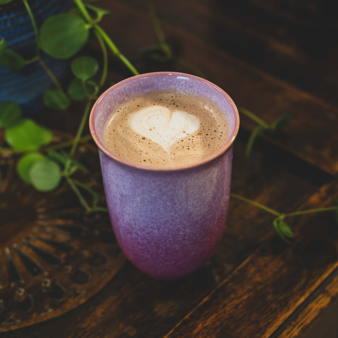 Astral Bloom Ceramic Travel Mug – 12oz Reusable Cup - Meadow Collectivetravel mug