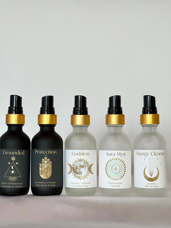 Aura Myst: Cedar &amp; Sage Essential Oil Aromatherapy Spray - Meadow Collectiveroom spray
