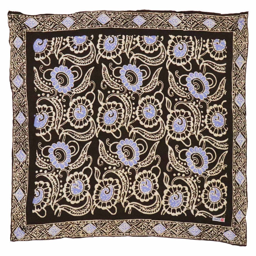 Batik Bandana, Soft Lightweight Cotton, Dream Delight, Brown - Meadow Collectivebandana