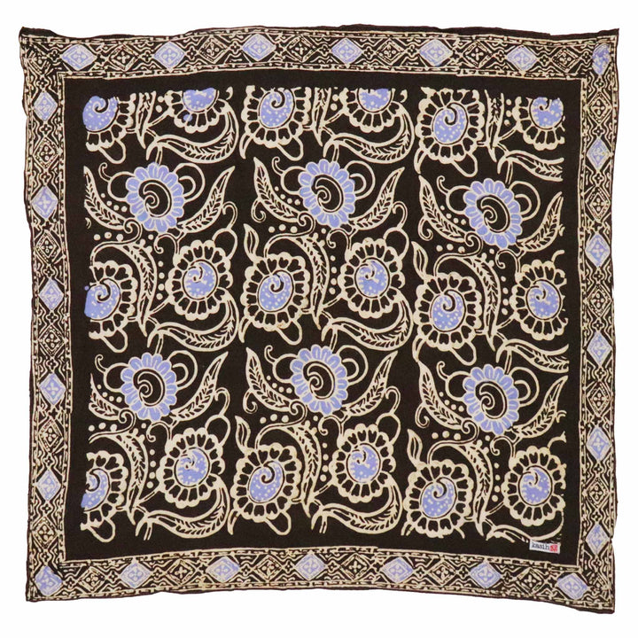 Batik Bandana, Soft Lightweight Cotton, Dream Delight, Brown - Meadow Collectivebandana