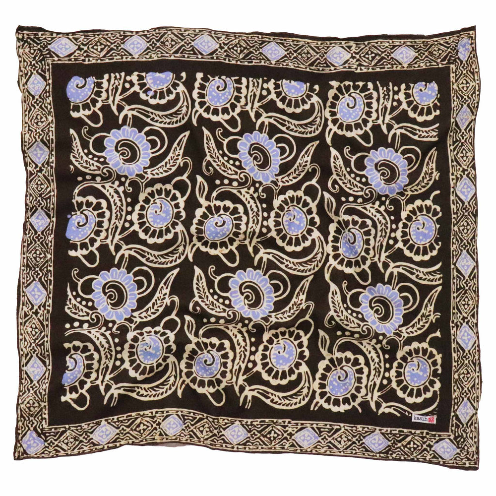 Batik Bandana, Soft Lightweight Cotton, Dream Delight, Brown - Meadow Collectivebandana